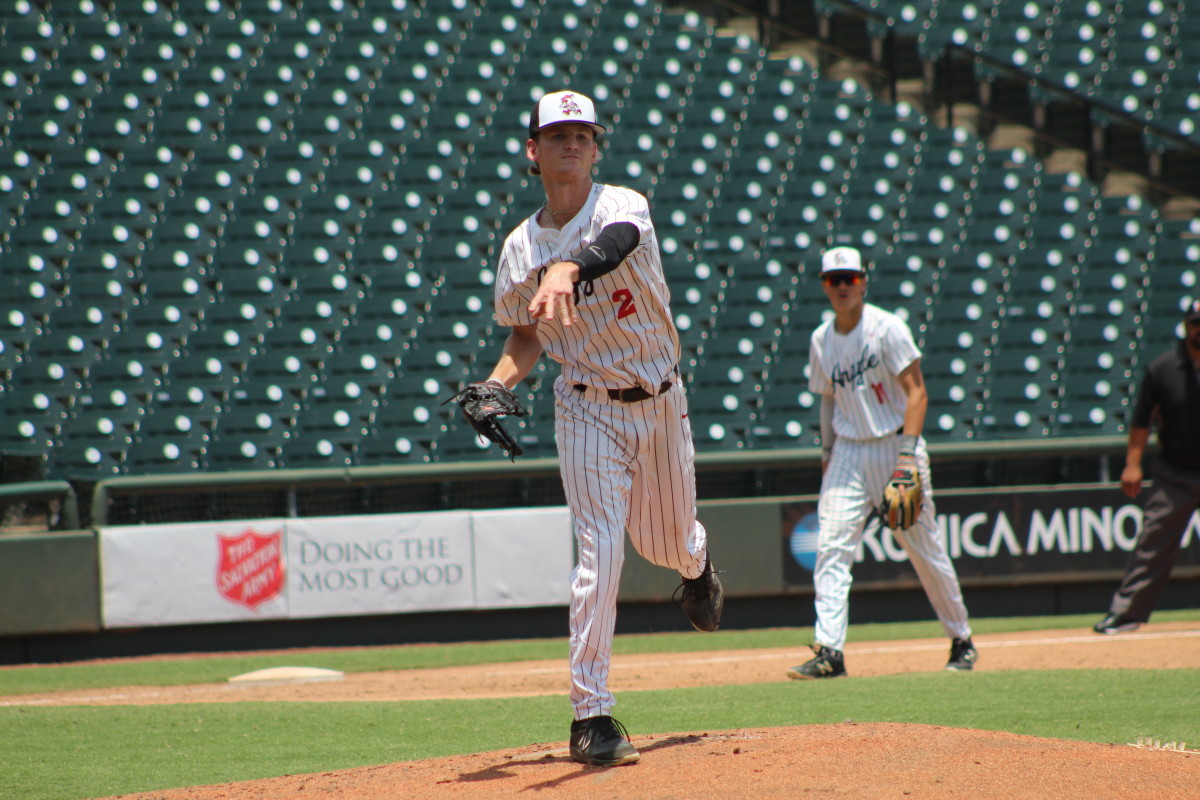 Magnolia West Argyle 5A UIL state championship Texas baseball playoffs 061023 Andrew McCulloch 84